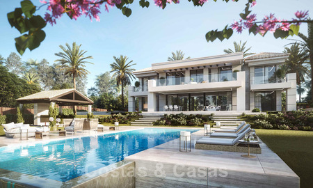 Off plan contemporary luxury villa with panoramic sea views for sale in a gated exclusive golf resort, Benahavis - Marbella 20368