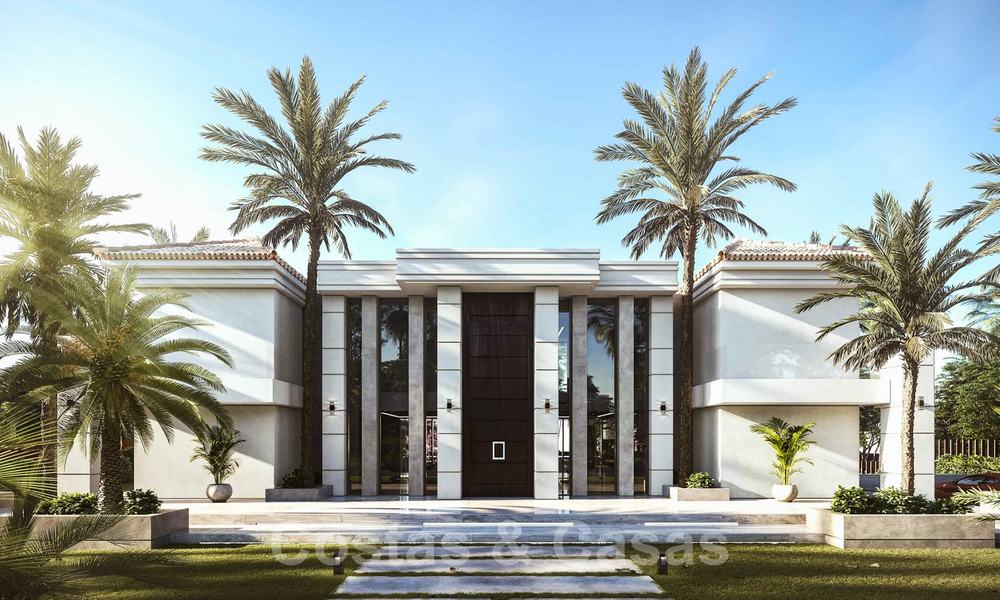 Off plan contemporary luxury villa with panoramic sea views for sale in a gated exclusive golf resort, Benahavis - Marbella 20369
