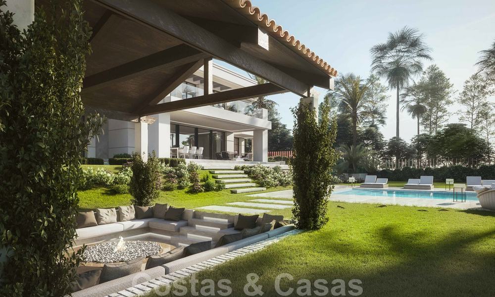 Off plan contemporary luxury villa with panoramic sea views for sale in a gated exclusive golf resort, Benahavis - Marbella 20370
