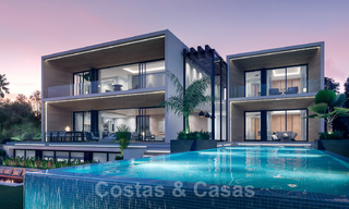 Very elegant off-plan luxury villa with amazing sea and golf views for sale in Benahavis - Marbella 20393 
