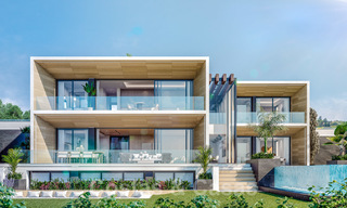 Very elegant off-plan luxury villa with amazing sea and golf views for sale in Benahavis - Marbella 20394 