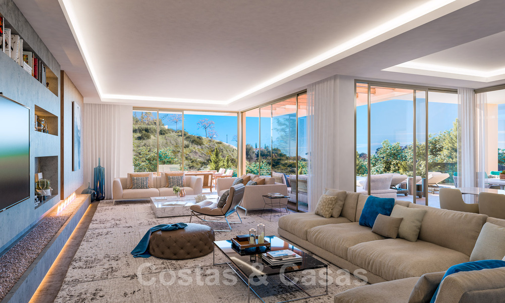 Fantastic plot with villa projects with approved licence and panoramic sea views for sale in Elviria, East Marbella 36435