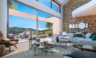 Fantastic plot with villa projects with approved licence and panoramic sea views for sale in Elviria, East Marbella 36436 