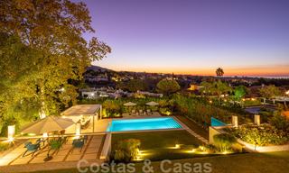 Modern-Mediterranean masterpiece villa with panoramic sea, golf and mountain views for sale, Nueva Andalucía, Marbella 20492 