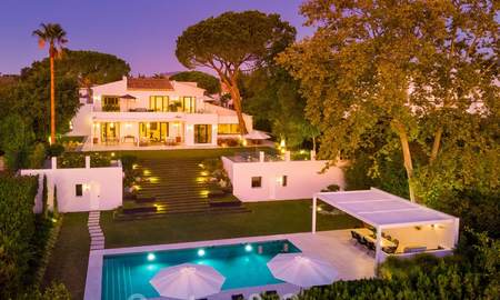 Modern-Mediterranean masterpiece villa with panoramic sea, golf and mountain views for sale, Nueva Andalucía, Marbella 20493