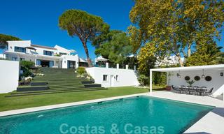 Modern-Mediterranean masterpiece villa with panoramic sea, golf and mountain views for sale, Nueva Andalucía, Marbella 20501 
