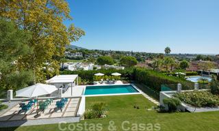 Modern-Mediterranean masterpiece villa with panoramic sea, golf and mountain views for sale, Nueva Andalucía, Marbella 20503 