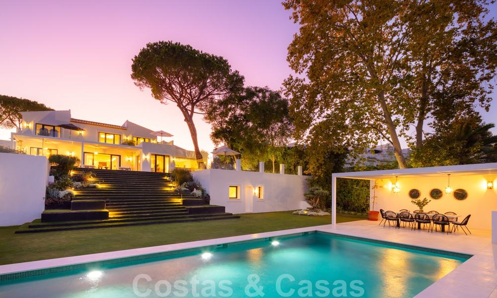 Modern-Mediterranean masterpiece villa with panoramic sea, golf and mountain views for sale, Nueva Andalucía, Marbella 20514