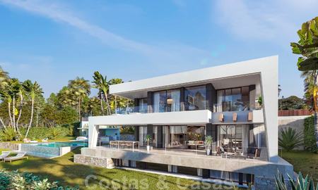 Brand new modern contemporary luxury villa with sea views for sale, walking distance to the beach, Estepona 20678