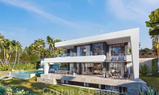 Brand new modern contemporary luxury villa with sea views for sale, walking distance to the beach, Estepona 20678 