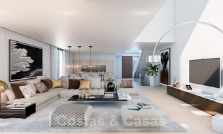Brand new modern semi-detached villas with stunning sea views for sale, East Marbella 20559 