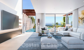Brand new modern semi-detached villas with stunning sea views for sale, East Marbella 20561 