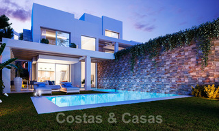 Brand new modern semi-detached villas with stunning sea views for sale, East Marbella 20564 