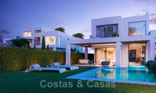 Brand new modern semi-detached villas with stunning sea views for sale, East Marbella 20569 