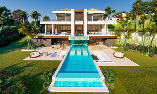 Spectacular, very luxurious contemporary villa with sea and golf views for sale, Benahavis - Marbella 20738 