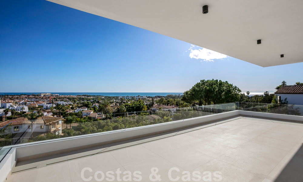 SOLD. Super luxurious contemporary villa with sea and mountain views for sale in the Golden Triangle of Benahavis, Estepona, Marbella 20770