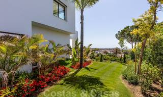 SOLD. Super luxurious contemporary villa with sea and mountain views for sale in the Golden Triangle of Benahavis, Estepona, Marbella 25436 