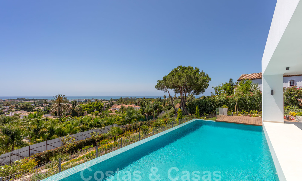 SOLD. Super luxurious contemporary villa with sea and mountain views for sale in the Golden Triangle of Benahavis, Estepona, Marbella 25442