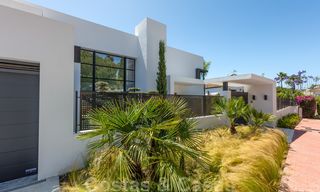 SOLD. Super luxurious contemporary villa with sea and mountain views for sale in the Golden Triangle of Benahavis, Estepona, Marbella 25446 