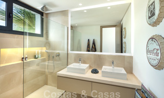 Elegant, contemporary luxury villa with sea views for sale in sought-after Nueva Andalucia, Marbella 20886 