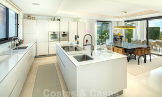 Elegant, contemporary luxury villa with sea views for sale in sought-after Nueva Andalucia, Marbella 20891 