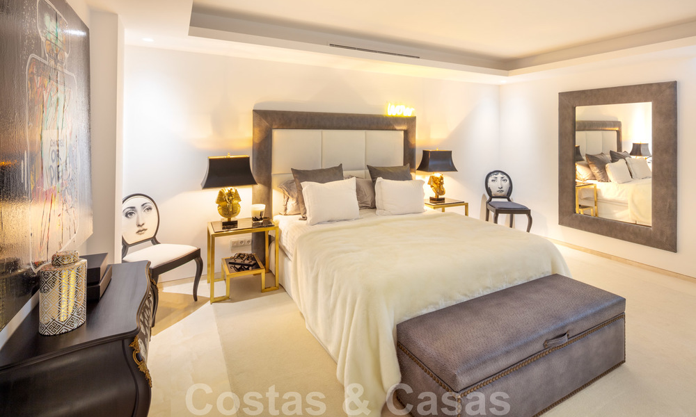 Elegant, contemporary luxury villa with sea views for sale in sought-after Nueva Andalucia, Marbella 20899