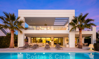 Elegant, contemporary luxury villa with sea views for sale in sought-after Nueva Andalucia, Marbella 20907 