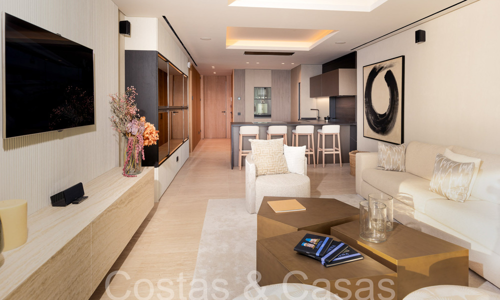 New ultra-deluxe frontline beach apartments for sale, near the centre and marina of Estepona 64839