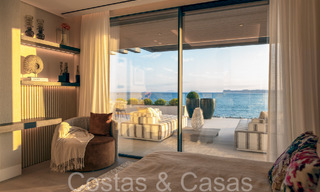 New ultra-deluxe frontline beach apartments for sale, near the centre and marina of Estepona 64850 