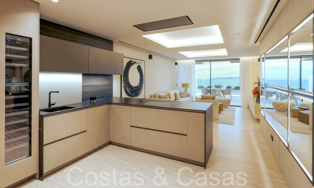 New ultra-deluxe frontline beach apartments for sale, near the centre and marina of Estepona 64854