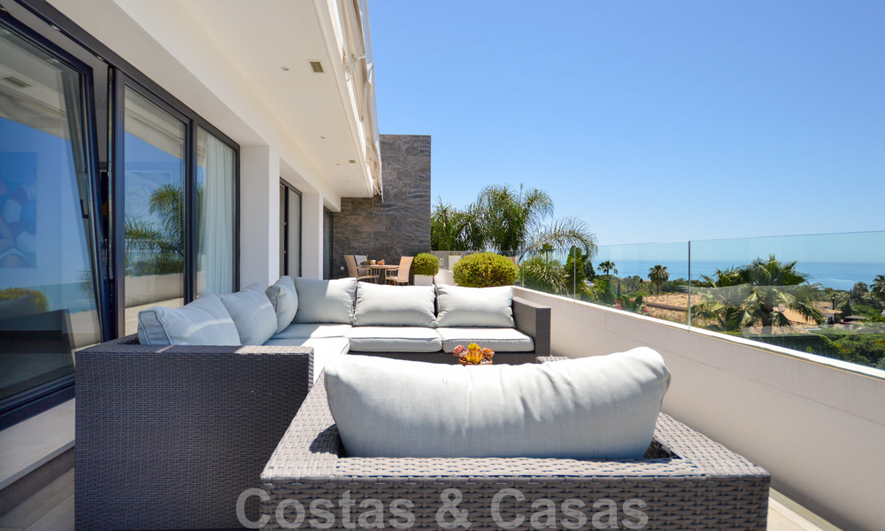 Modern luxury villa with panoramic sea views for sale in the prestigious Golden Mile of Marbella 20968
