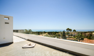Modern luxury villa with panoramic sea views for sale in the prestigious Golden Mile of Marbella 20977 
