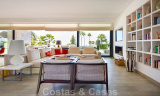 Modern luxury villa with panoramic sea views for sale in the prestigious Golden Mile of Marbella 20989 