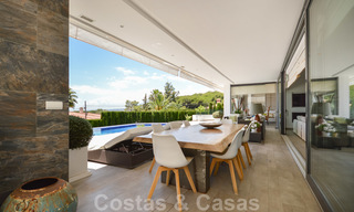Modern luxury villa with panoramic sea views for sale in the prestigious Golden Mile of Marbella 20997 
