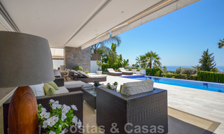 Modern luxury villa with panoramic sea views for sale in the prestigious Golden Mile of Marbella 20998 