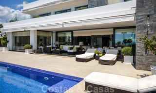 Modern luxury villa with panoramic sea views for sale in the prestigious Golden Mile of Marbella 21012 