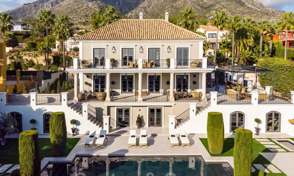 Masterpiece fully renovated classic villa with sea views for sale, Sierra Blanca, Marbella 21033
