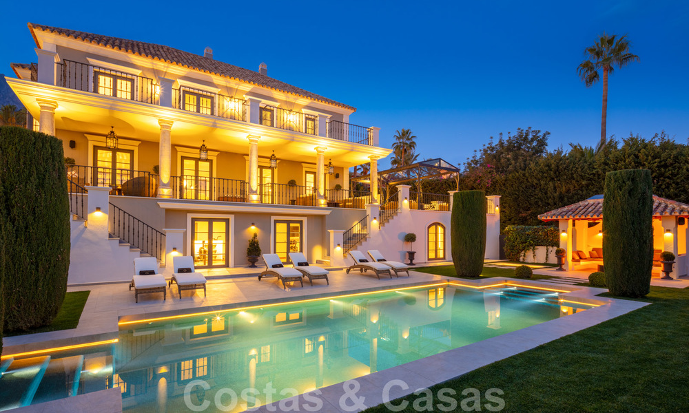 Masterpiece fully renovated classic villa with sea views for sale, Sierra Blanca, Marbella 21045
