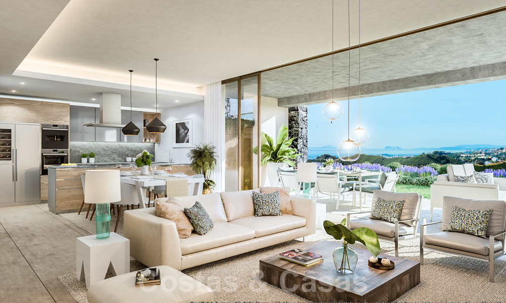 Opportunity! Last units. Key ready. Splendid new apartments with amazing sea views for sale in a beautiful golf and lake resort, Benahavis - Marbella 21097