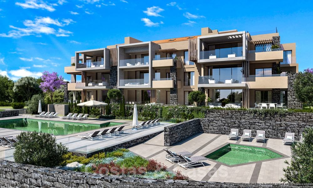 Opportunity! Last units. Key ready. Splendid new apartments with amazing sea views for sale in a beautiful golf and lake resort, Benahavis - Marbella 21101