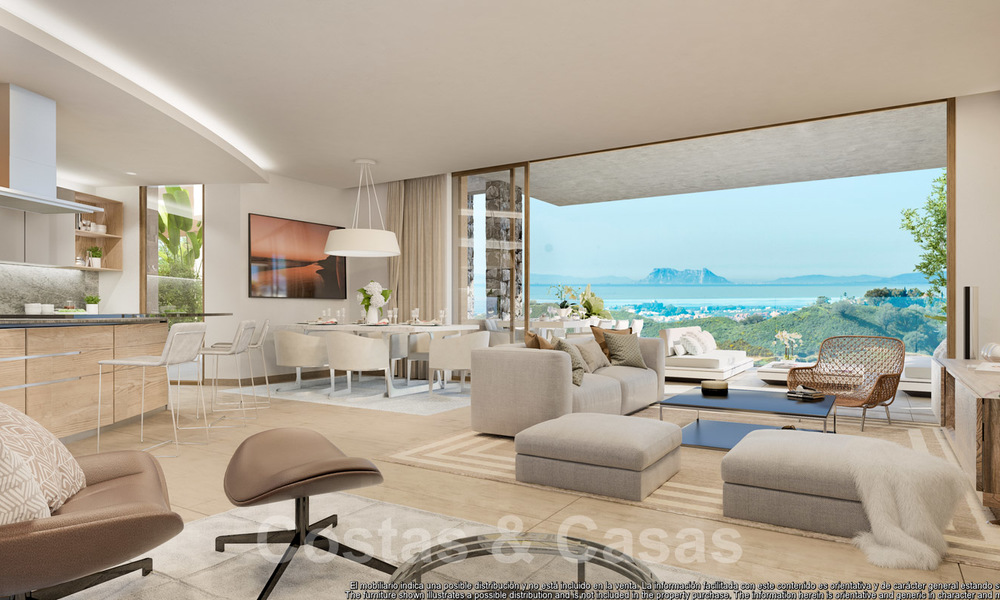 Opportunity! Last units. Key ready. Splendid new apartments with amazing sea views for sale in a beautiful golf and lake resort, Benahavis - Marbella 21104