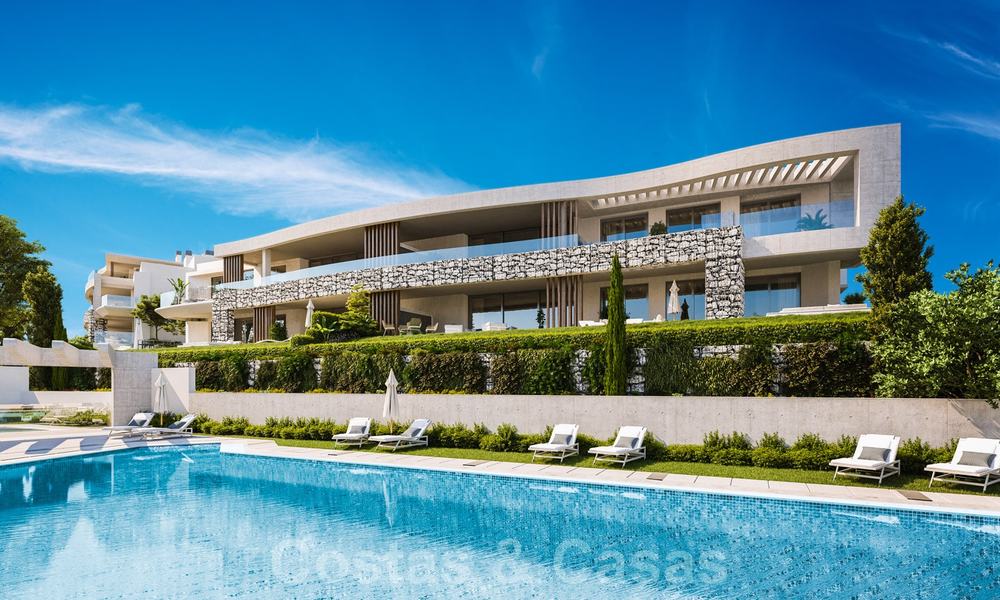 New luxury apartments with panoramic views for sale in a new amazing lake and golf resort in Benahavis - Marbella 21175