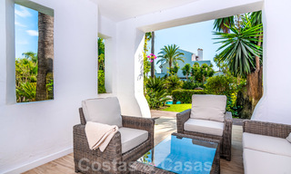 Bright and spacious beach side townhouse on the New Golden Mile for sale, between Marbella and Estepona 21185 