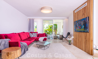 Bright and spacious beach side townhouse on the New Golden Mile for sale, between Marbella and Estepona 21186 