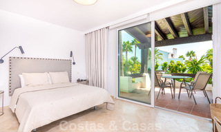 Bright and spacious beach side townhouse on the New Golden Mile for sale, between Marbella and Estepona 21189 