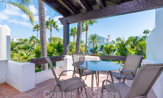 Bright and spacious beach side townhouse on the New Golden Mile for sale, between Marbella and Estepona 21190 