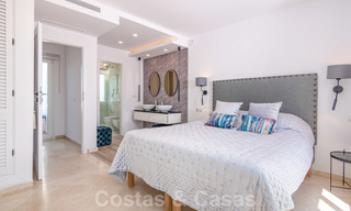 Bright and spacious beach side townhouse on the New Golden Mile for sale, between Marbella and Estepona 21198 