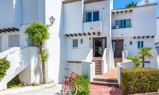 Bright and spacious beach side townhouse on the New Golden Mile for sale, between Marbella and Estepona 21212 