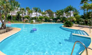 Bright and spacious beach side townhouse on the New Golden Mile for sale, between Marbella and Estepona 21216 