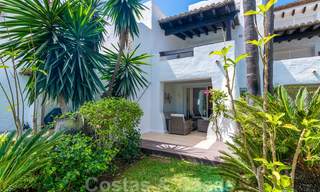 Bright and spacious beach side townhouse on the New Golden Mile for sale, between Marbella and Estepona 21217 